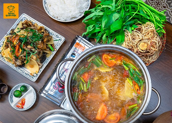 Lẩu ếch măng cay (5 người)