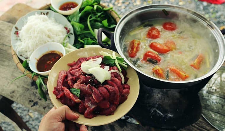 Lẩu trâu / bò nhúng mẻ (5 người)