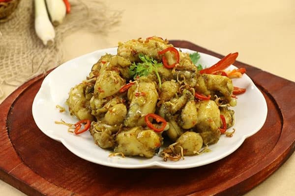 Ếch xào sả ớt