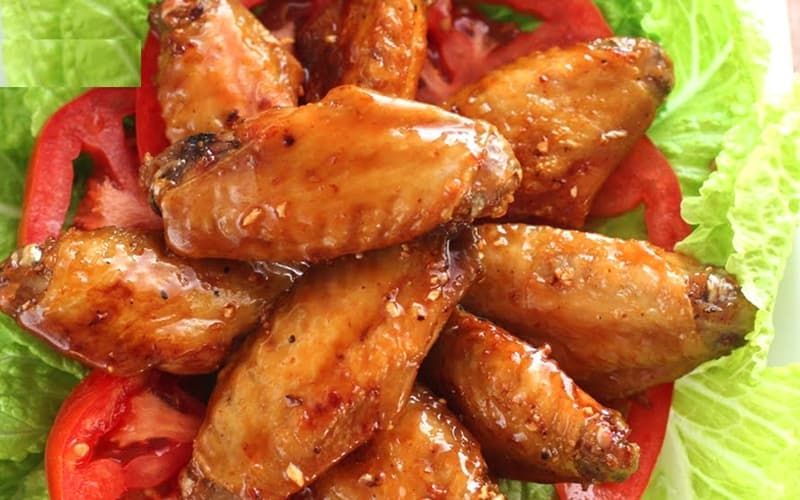 Cánh gà chiên thường / mắm